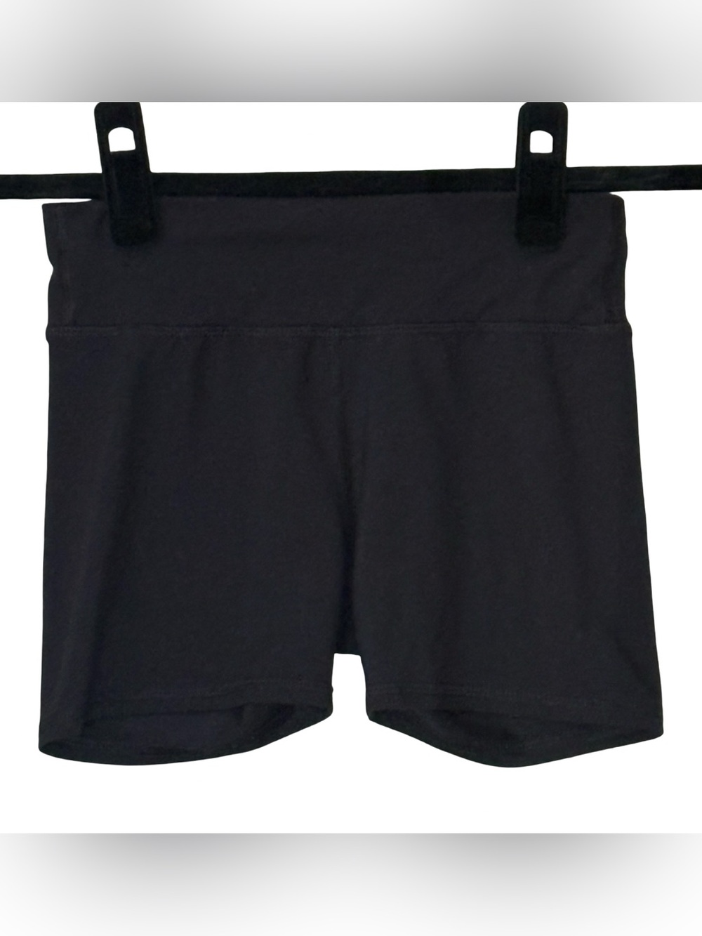 All in Motion Girls Black Athletic Shorts Dance Gym Sz M 7/8